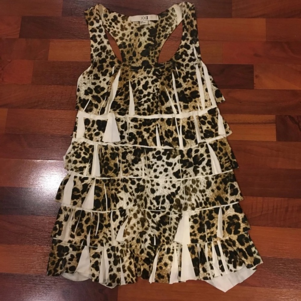 Forever 21 Cheetah Print Blouse